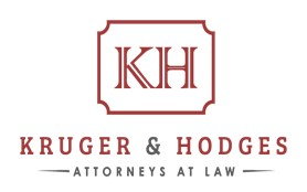 Sponsor Logo for Kruger & Hodges- Hometown Injury Lawyers