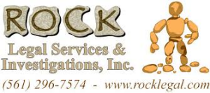 Sponsor Logo for ROCK LEGAL SERVICES & INVESTIGATIONS