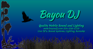 Sponsor Logo for Bayou DJ