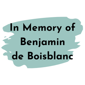 Sponsor Logo for In Memory of Benjamin de Boisblanc