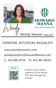 Sponsors and Upcoming Race Logo for WENDY WEAVER - HOWARD HANNA