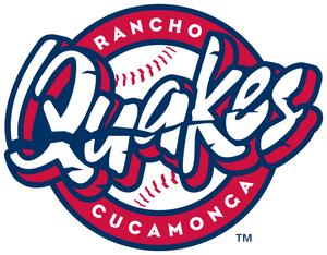 Sponsor Logo for Rancho Cucamonga Quakes: Finish Line Celebration Mascot