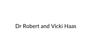 Logo for Dr Robert and Vicki Haas