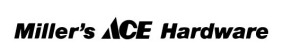 Sponsor Logo for Miller Ace Hardware