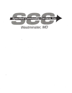Sponsor Logo for Specified Commodity Carriers