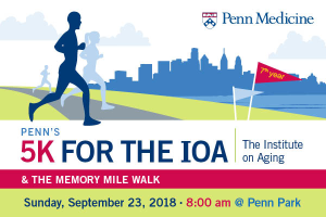 Penn's 5K for the IOA & The Memory Mile Walk home