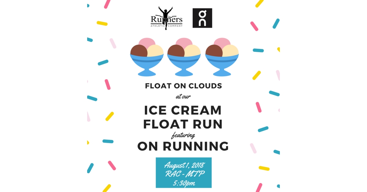 ice cream float run with on running rac mtp refund policy