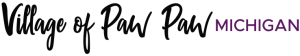 Sponsor Logo for Village of Paw Paw Michigan