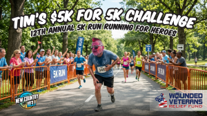 Logo for Tim's $5k for 5K Challenge