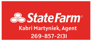 Sponsor Logo for State Farm Insurance - Kabri Martyniek
