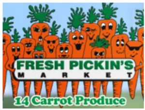Sponsor Logo for Fresh Pickin's Market