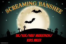 VIRTUAL- Screaming Banshee 5k/10k/Half Marathon -ANYWHERE home