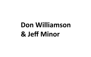 Sponsor Logo for Don Williamson & Jeff Minor