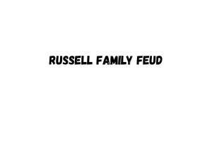 Sponsor Logo for Russell Family Feud