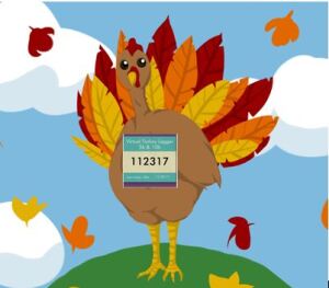 VIRTUAL Stuffed Turkey 5k, 8k 10k  & Half Marathon- Anywhere! home