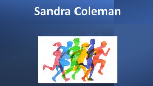 Thanks to Our Sponsor Logo for Sandra Coleman
