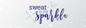 Sweat is my Sparkle Yoga with Hulst Jepsen Physical Therapy home