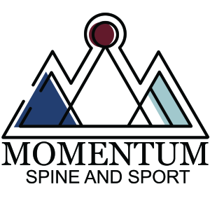 Sponsor Logo for Momentum Spine and Sports