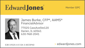 Sponsor Logo for Edward Jones: James Burke