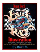 Sponsor Logo for Doug Hoch Evil Rat Illustration