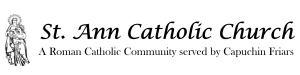 Sponsor Logo for St. Ann Catholic Church