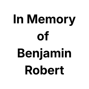 Sponsor Logo for In Memory of Benjamin Robert