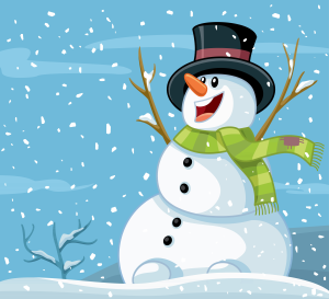 Virtual 5K Race Snowman Shuffle 5K home