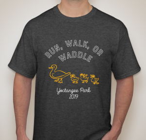 Run, Walk, or Waddle 5k and 1 mile walk home