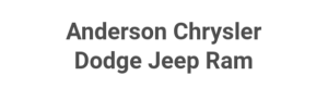 Race Sponsor Logo for Anderson Chrysler Dodge Jeep RAM