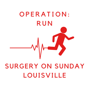 Surgery on Sunday Louisville 5k - Operation: Run home