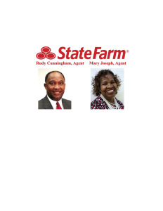 Sponsor Logo for State Farm Agency (Mary Joseph & Rudy Cunningham)