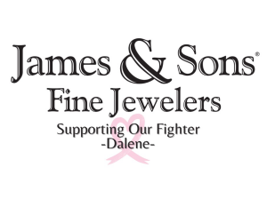 Sponsor Logo for James and Sons Fine Jewelers Supporting Our Fighter Darlene