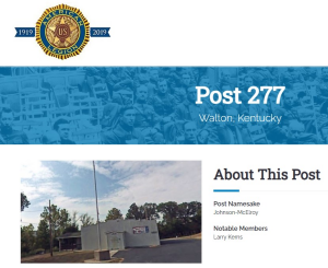 Sponsor Logo for American Legion Post 277