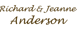 Sponsor Logo for Richard & Jeanne Anderson