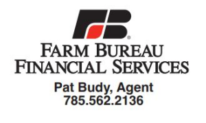 Sponsor Logo for Farm Bureau Financial Services- Pat Budy
