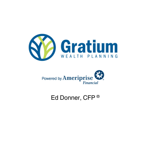 Sponsor Logo for Ameriprise Financial - Donner Wealth Management