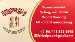 Sponsor Logo for Prado's Painting Company