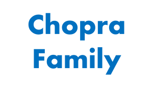 Sponsor Logo for Chopra FAmily