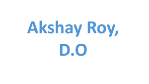 Sponsor Logo for Akshay Roy, D.O.