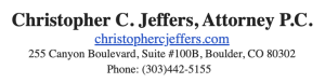 Sponsor Logo for Christopher C Jeffers, Attorney P.C.