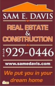 Sponsor Logo for Sam E. Davis Real Estate & Construction