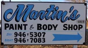 Sponsor Logo for Martin Paint & Body Shop