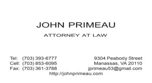 Sponsor Logo for Law Offices of John Primeau