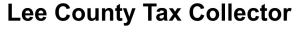 Logo for Lee County Tax Collector