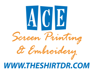 Sponsor Logo for ACE Screen Printing & Embroidery