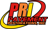 Top Gun Night Run Sponsor Logo for Pavement Restorations, Inc. (PRI)