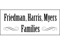 Sponsor Logo for Friedman, Harris, Myers Families
