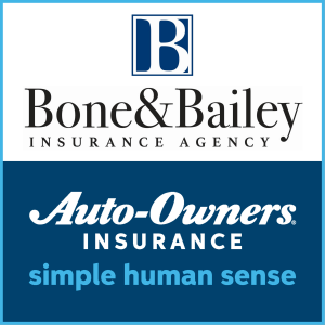This years Sponsor Logo for Bone & Bailey with Auto Owners Insurance