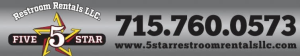 Sponsor Logo for 5 Star Restroom Rentals, LLC