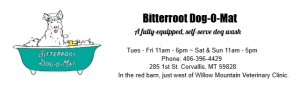Sponsor Logo for Bitterroot Dog-O-Mat
